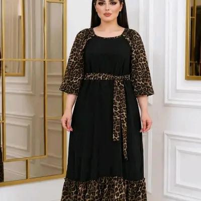 پیراهن بلند پلنگی-160332