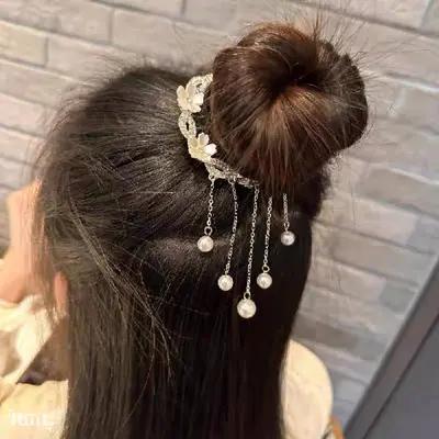 کلیپس گوجه ای گیره پشت مویی شکوفه آویزدار-146174