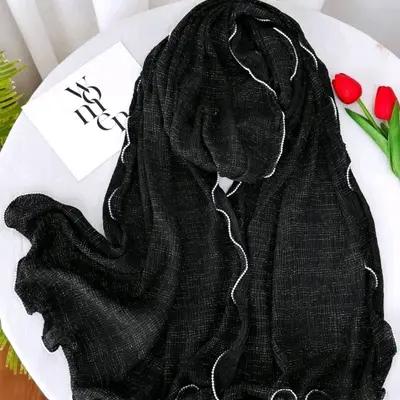 شال حاشیه موجی