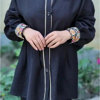 مانتو اسپرت زنانه نخی زندیه مدل مدل گل