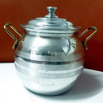 دیزی روحی توپی 4 تا 5 نفره طرح استیل دو دسته ورق فوق العاده ضخیم