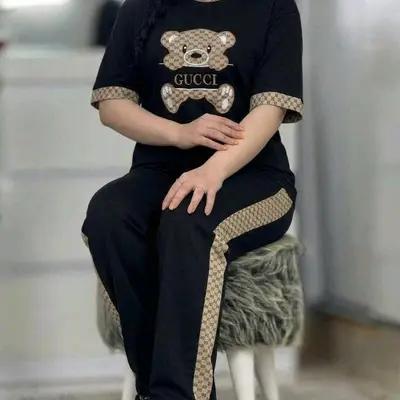 ست تیشرت شلوار پنبه گلکسی مهیاس-159618