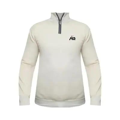هودی نیم زیپ مردانه دورس اسپان طرح Nike Air کرم سایزبندی L XL 2XL