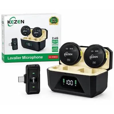 میکروفون یقه ای بی سیم کزن مدل KEZEN KZ-WM22