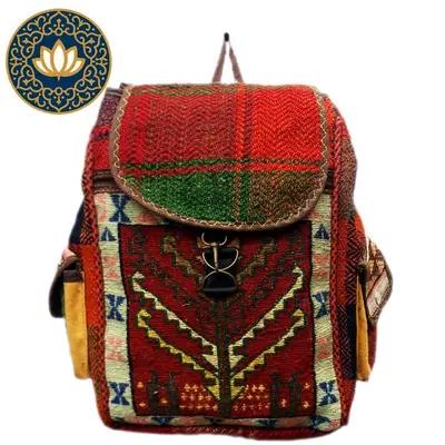 کوله پشتی دستباف مغان لوتوس کد 8