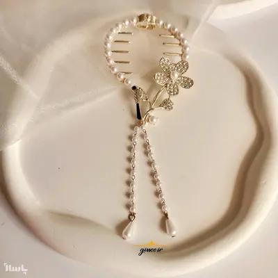 کلیپس گوجه ای گیره مو گوجه ای پرنده و گل-139048