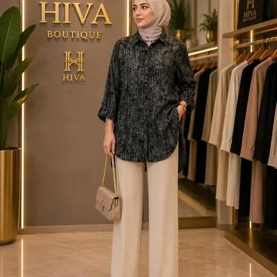 شومیز مانتویی بلند زنانه