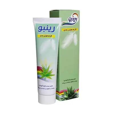 کرم موبر بدن حاوی آلوئه ورا رینبو 100 میلی لیتر