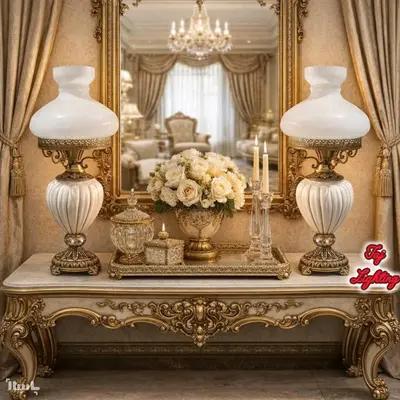 آباژور چراغ رومیزی مدل آنتون (جفت)