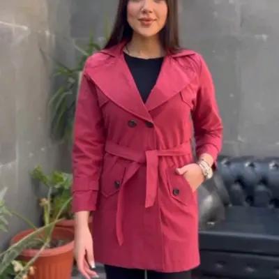 مانتو اسپرت زنانه کتان مدل چهاردکمه