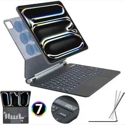 کاور و کیبورد ایپد پرو13 اینچی مغناطیسی برند QWERTY اورجینال امازون المان