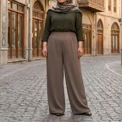 شلواربگ ریزشی قوارهدار 72840