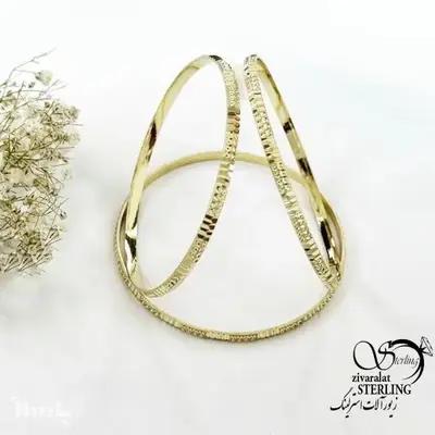 النگو نقطه ایی مشابه طلا 3میل برند طلاروس کد 20553-159108