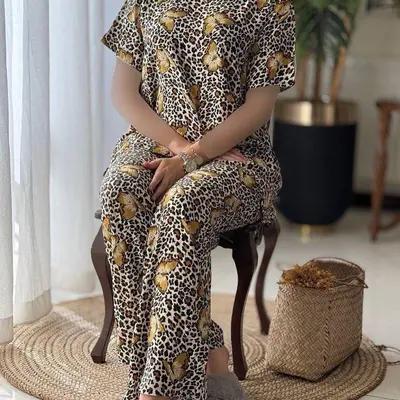 ست نخی زنانه تیشرت شلوار ست زنانه دخترانه