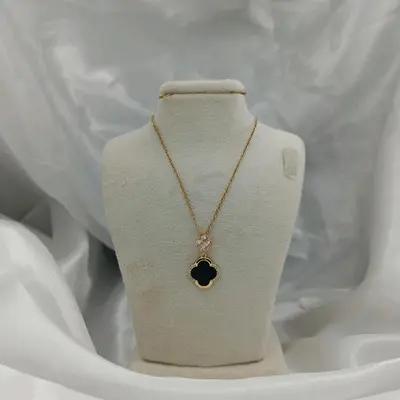 گردنبد زنانه استیل مدل ونکلیف