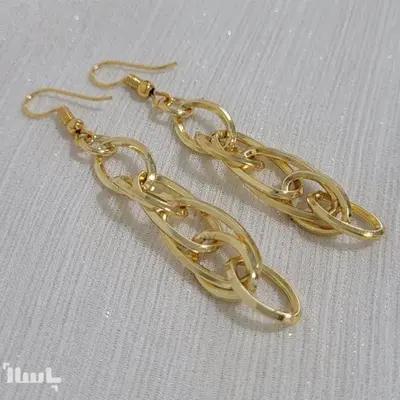 گوشواره دوپیو آینه ای کد 550