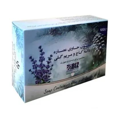 صابون دانه کاج و مریم گلی دکتر بیز