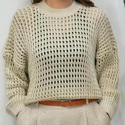 بلوز بافت دخترانه زنبوری ترند و کالکشن امسال 98440