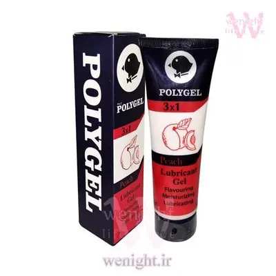 ژل روان کننده پلی ژل هلو حجم 85 میل