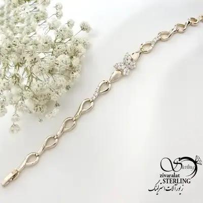 دستبند مارک ژوپینگ مشابه طلا مجلسی کد 22372