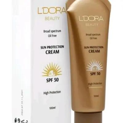 کرم ضد آفتاب بی رنگی لدورا با SPF50-159965
