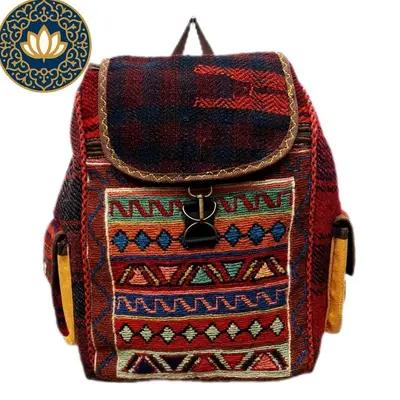 کوله پشتی دستباف مغان لوتوس کد 15