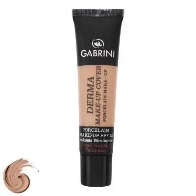 کرم پودر مایع SPF 15 گابرینی مدل Derma شماره 102 مناسب برای انواع پوست حجم 35 میلی‌لیتر Gabrini Derma Liquid Foundation SPF 15, Shade 102, Suitable for All Skin Types, 35 ml