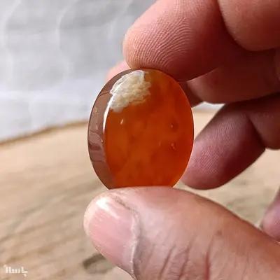 نگین سرخ یمنی لامه درشت