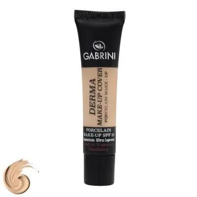 کرم پودر مایع SPF 15 گابرینی مدل Derma شماره 101 مناسب برای انواع پوست حجم 40 میلی‌لیتر Gabrini Derma Liquid Foundation SPF 15, Shade 101, Suitable for All Skin Types, 40 ml