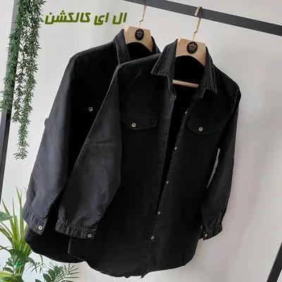 مانتو کتی زنانه مدل مانتو شومیزی جین مشابه نیل بسیار با کیفیت