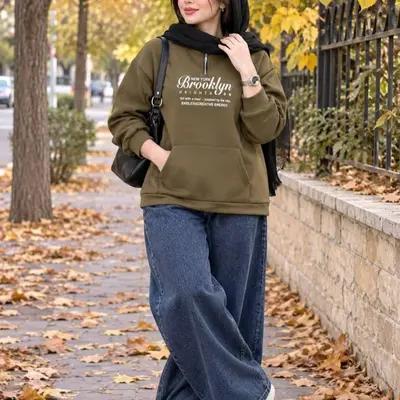هودی نیم زیپ تو کرکی