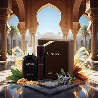عطر ادکلن مردانه دی اند جی پور هوم اینتنسو فراگرنس ورد مدل سوسپنسو پور هوم (Fragrance World Suspenso Pour Homme) حجم 100 میل با اسپری رایگان