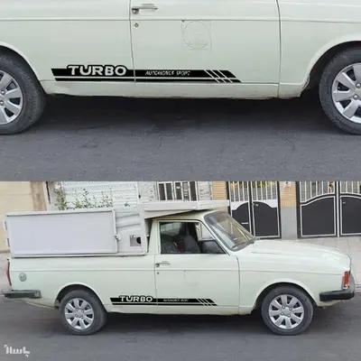 برچسب بدنه خودرو طرح TURBO VANET مناسب برای پیکان وانت بسته 2 عددی (ارسال رایگان)