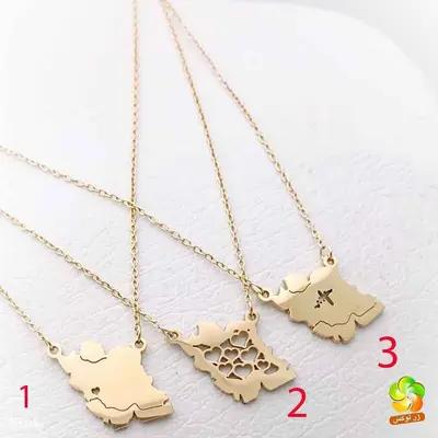 گردنبند نقش ایران بچه گانه