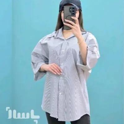 شومیز پیراهن راه راه