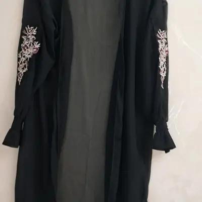مانتو دخترانه حریر وارداتی مدل جلوباز