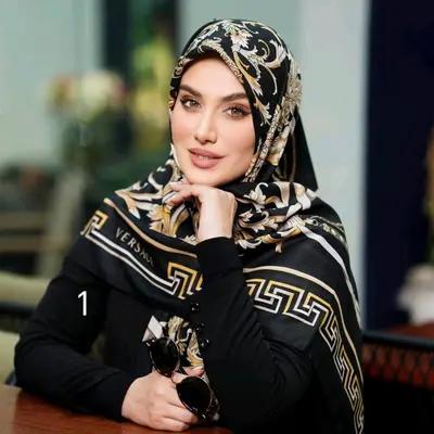 روسری نخی وال ترک قواره بزرگ مشکی زنانه