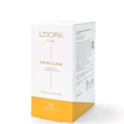 ماسک پودری اسپیرولینا هیدروژلی حاوی سفیده تخم مرغ و کیوتن لدورا کر 12-158535