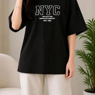 تیشرت لانگ جنس نخ پنبه