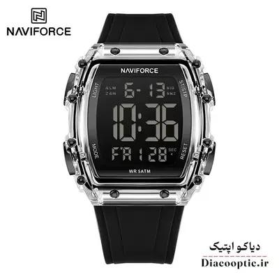 ساعت مچی مردانه دیجیتالی برند نیوی فورس مدل NF 6107 برند رابر