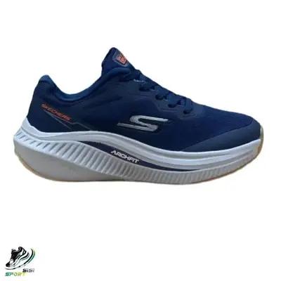 کفش اسکیچرز GO RUN مکس کوشن سورمه ای