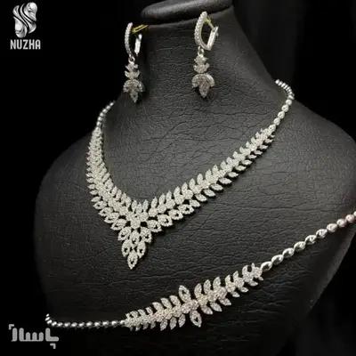 سرویس جواهری نقره زنانه کدsnz1027-158756