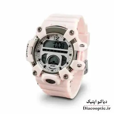 ساعت مچی دخترانه دیجیتالی برند جی شاک مدل G1267 بند رابر