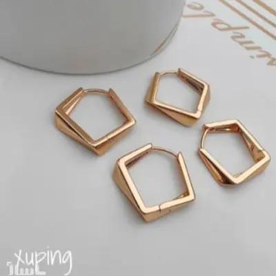 گوشواره چندوجهی برند ژوپینگ رنگ ثابت وضدحساسیت