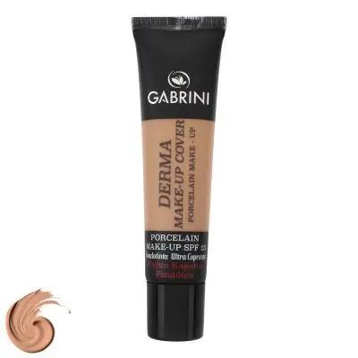 کرم پودر مایع SPF 15 گابرینی مدل Derma شماره 103 مناسب برای انواع پوست حجم 35 میلی‌لیتر Gabrini Derma Liquid Foundation SPF 15, Shade 103, Suitable for All Skin Types, 35 ml