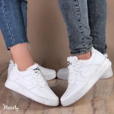 کفش اسپرت نایک ایر فورس Nike AIR Force سفید تمام-155160