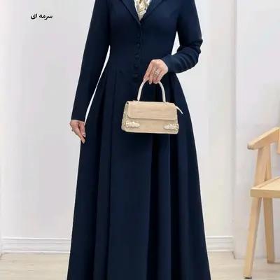 مانتو مجلسی دیور مدل مزونی بلند هرمس