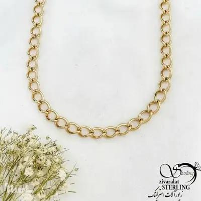 زنجیر (گردنبند) طرح کارتیر برند ژوپینگ مشابه طلا کد 21100