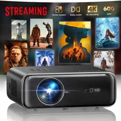 ویدیو پروژکتور ویمیوس مدل P62 Pro - سینمای هوشمند با تصویر Full HD، صدای Dolby Audio و روشنایی 600 ANSI