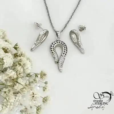 نیمست طرح کلاسیک با نقره ایتالیا کد 22306